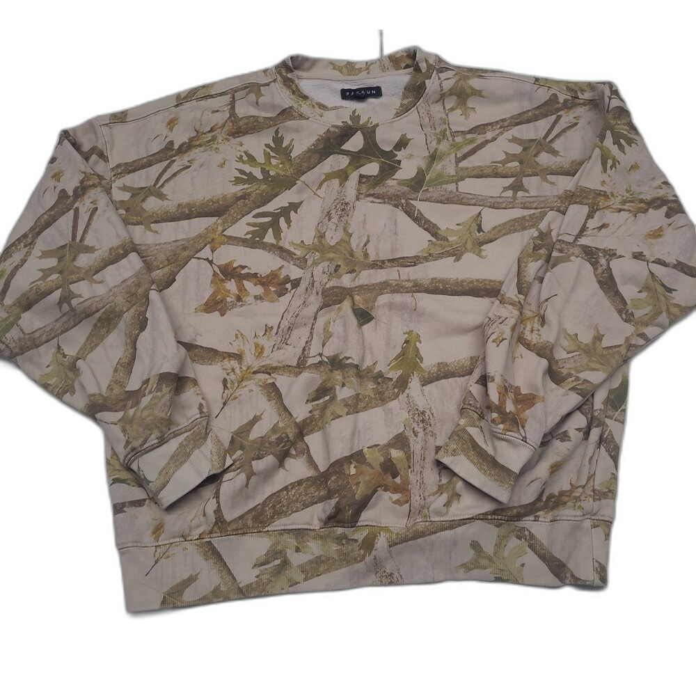 PacSun Camo Sweatshirt Size M